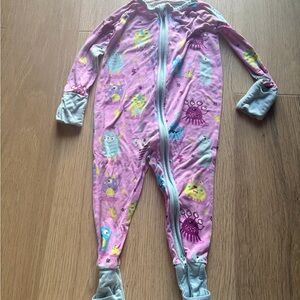 Little Sleepies Purple Monster Mayhem Zippy 6-12